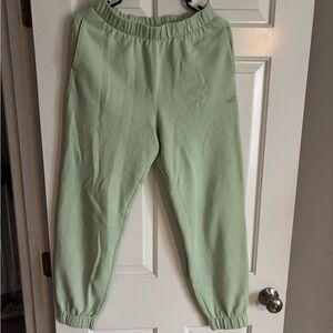 Lime green like new Hollister sweatpants